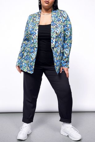 Wildfang Empower Floral Tux Blazer | David's Bridal